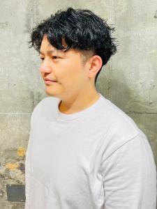 ツーブロック　爽やか　ツイストスパイラルパーマ　黒髪　メンズ - MEN'S SALON alfRed 瑞穂店掲載
