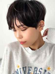 【La fith】マッシュショート×黒髪 - La fith hair lino 三宮店掲載