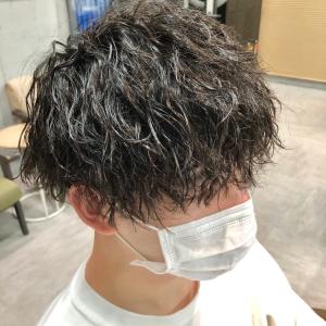 藤沢メンズマッシュ黒髪ツーブロツイストスパイラルパーマ - STYLE Smart Salon掲載