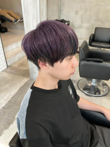ラベンダー × ブラック　(1bleach～) OIKAWA - ペスカ 長町南店掲載