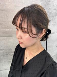 【大名】タイトアレンジ☆ベージュ×ブラックリボン☆山之内 - SARA BEAUTY×LIFESTYLE掲載