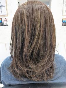 白髪ぼかしハイライト　ロング - Hair design MOVE掲載