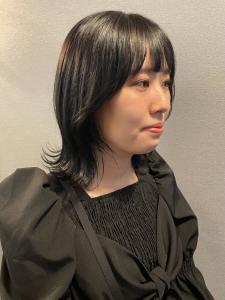 《kitin吉祥寺》顔周りカット　ブルーブラック - kitin 吉祥寺掲載
