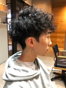 ツイストスパイラルパーマ　無造作パーマ　爽やか　黒髪ショート - Men's Salon bloc掲載
