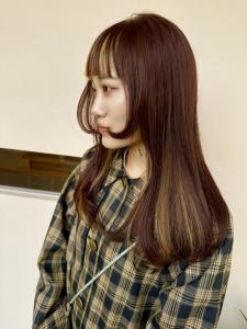 フェイスフレーミングカラー - 半個室 rire hair 大野城店掲載