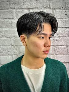  大人ビジネス73パートスタイル【赤坂/理容室/メンズパーマ - グレイスフルバーバー 赤坂見附店掲載