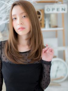 小顔見せ大人可愛いハイライトオレンジカラー　ことりベージュ - mod's hair【モッズヘア】越谷/越谷西口店掲載