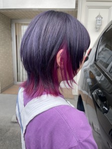 バイオレット系コントラストインナーカラーデザインm - graspedia掲載