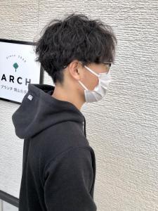 【ARCH 竹田】刈り上げマッシュ　ツイストスパイラル - ARCH ブランチ岡山北長瀬掲載