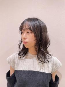 レイヤーカット/ウルフカット/ヨシンモリ巻き/コテ巻き
