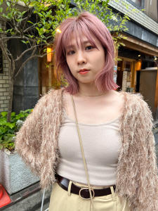 タイトな外ハネボブ_ミディアム_ショートカット_20代30代 - nelke掲載