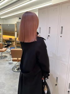 長めおしゃミディ_ピンクベージュ_20代30代 - nelke掲載