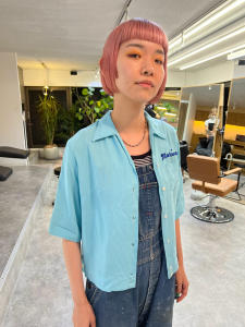 ぷつっとボブ_ショートカット_ハイトーン_20代30代 - nelke掲載