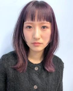 バイオレットカラー切りっぱなし【山口ハイトーン】 - SHALLTIA掲載