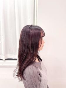 黒髪/グレーベージュ/レイヤーロング/前髪パーマ/仙台 - ブリーチ&トリートメント&ショート HETTU 仙台駅前店掲載