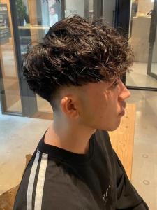 ツーブロック　束感　ツイストスパイラルパーマ　マッシュ - Men's Salon bloc掲載