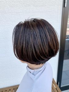 白髪ぼかしハイライト　ショート - ult hair salon掲載