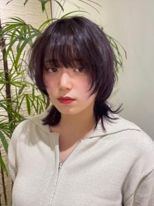 20代30代　ウルフショート　透明感　ラベンダーカラー - Ai WilL掲載