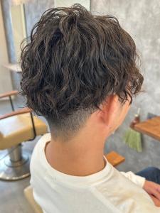 メンズパーマ　スパイラルパーマ　ツーブロック　マッシュパーマ - Glimpse 大濠店掲載