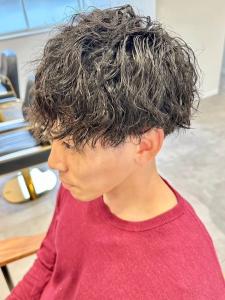 スパイラルパーマ　メンズカット　メンズパーマ　フェードカット - Glimpse 大濠店掲載
