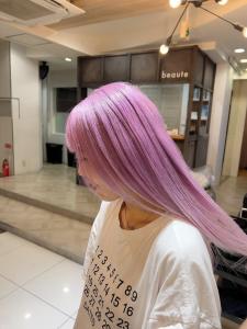 艶髪ハイトーンカラーホワイトラベンダー - BEAUTECONCIER掲載