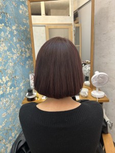 ハイライトにピンク系カラーをオンカラー