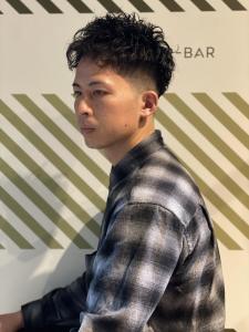 癖毛風パーマスタイル - バーバーバー赤羽掲載