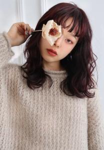レッドブラウン×波ウェーブ - Hair make powder天王寺寺田町店掲載