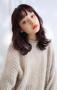 レッドブラウン×波ウェーブ - Hair make powder天王寺寺田町店掲載
