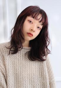 レッドブラウン×波ウェーブ  - Hair make powder天王寺寺田町店掲載