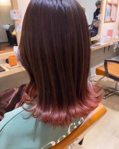 裾カラー - hair and spa palm掲載
