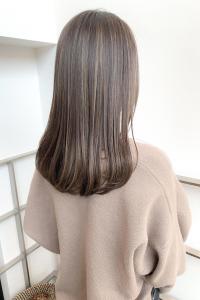 BERRY髪質改善大人ミディブロンドベージュ美髪ストレート - hairs BERRY 長住店掲載