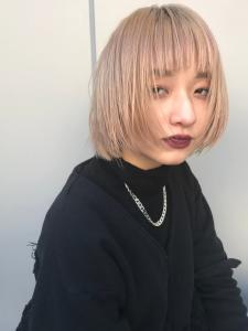 ハイトーンカラー　ブリーチカラー　ショートボブ　透明感カラー - Ai WilL掲載