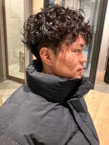 ツーブロック　ツイストスパイラルパーマ　マッシュショート - Men's Salon bloc掲載