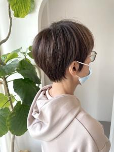 short hair × beige - 全席個室型美容室 GALLARIA Elegante各務原店掲載