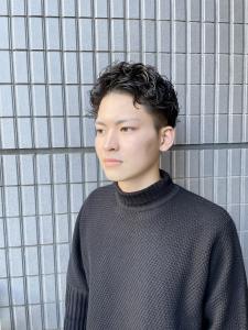 メンズショート/ショートパーマ/ニュアンスパーマ/石川町 - FACE。石川町掲載