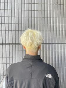 ホワイトブロンド/ハイトーンマッシュ/メンズマッシュ/石川町 - FACE。石川町掲載