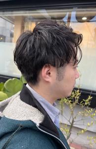 ナチュラルメンズパーマ20代30代40代 - 半個室型美容室 Sourire 春日店掲載