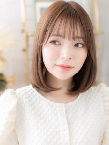 ツヤ髪シルキーベージュ小顔内巻きワンカール　カーキベージュ - COVER HAIR bliss【カバーヘア ブリス】戸田公園/戸田公園西口店掲載