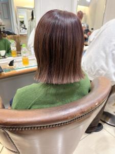 切りっぱなしボブ ラベンダーベージュ【横浜】k - Neolive aim 横浜店掲載
