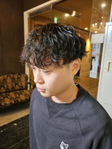 波巻きパーマ - 男性専門美容室 growth 天神店掲載
