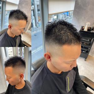 スパイキーフェード - MEGURO BARBER SHOP 6PPONGI 目黒六掲載
