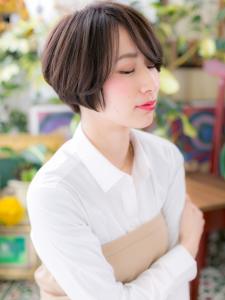 大人クール…黒髪ショートで小顔見せ　グレージュアッシュ - COVER HAIR & SPA bliss 浦和西口店【カバー ヘア アンド スパ ブリス】掲載