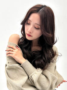 【La fith】ダークグレージュ×カーテンバング - La fith hair lino 三宮店掲載