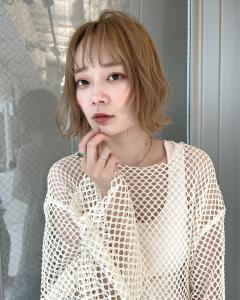 ナチュラルボブ×ミルクティーベージュ - NYNY 三宮駅前店掲載
