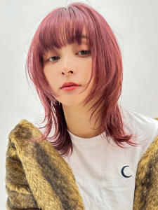 【La fith】レッドカシス×オシャレウルフ - La fith hair lino 三宮店掲載