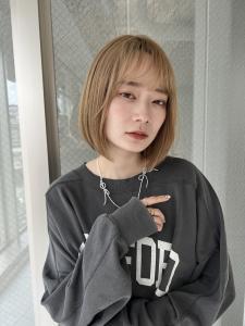 スマートボブ×アッシュベージュ - NYNY 三宮駅前店掲載