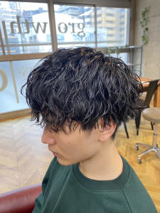 マッシュ×波巻き - 男性専門美容室 growth 別府店掲載