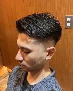 銀座　理容室　床屋　フェードカット　七三スタイル - ヘアーモードキクチ 銀座店掲載
