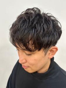 メンズマッシュパーマ　ツイストスパイラル　ビジネススタイル - MENS SALON RUGGED 大野城店掲載